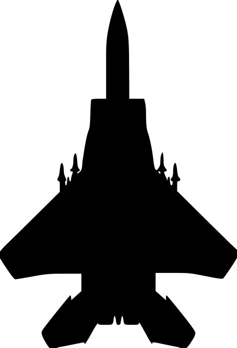 fighter jet silhouette clip art